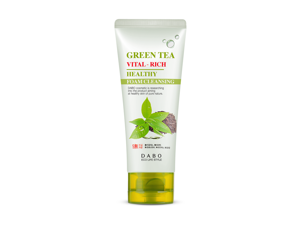 DABO Green Tea Vital-Rich Foam Cleansing Yüz Temizleme Köpüğü