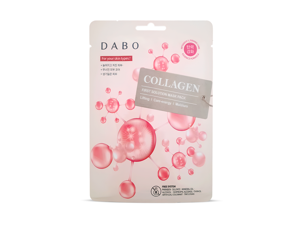 DABO First Solution Mask Pack Collagen - Tek Kullanımlık Yüz Maskesi