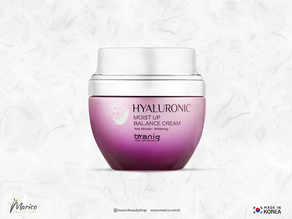 BRANIG 3 Kat Ekstra Nem Içeren Kırışıklık Karşıtı Hyaluronic Moist Up Balance Krem